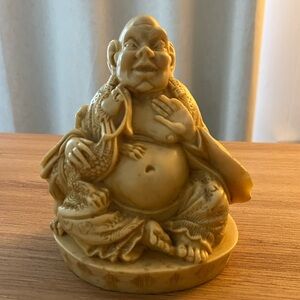 Vintage Buddha Hand carved Figurines Figure Statue Statuette